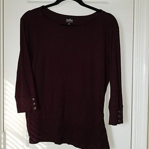 3/4 sleeve top